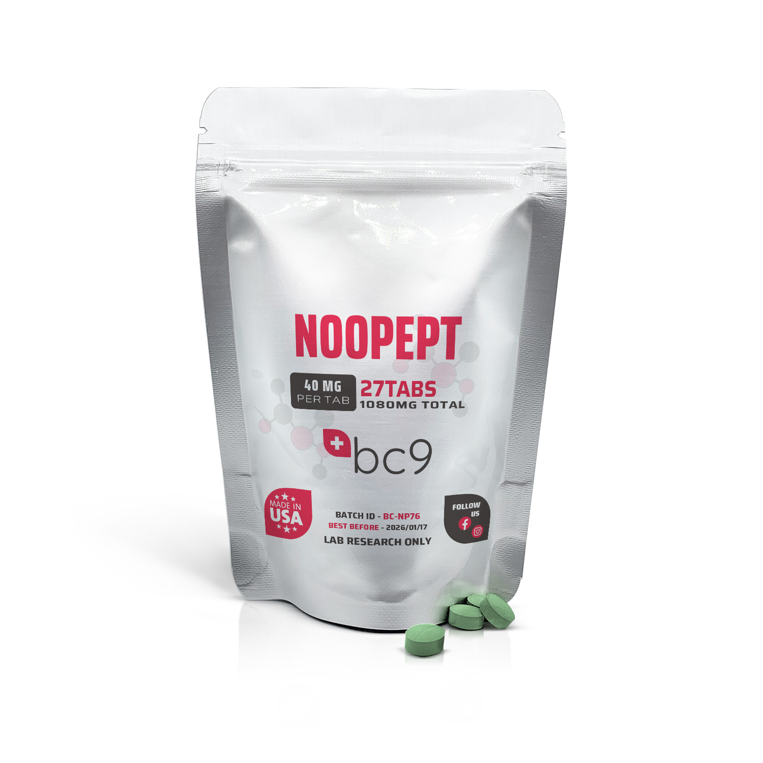 Noopept Tablets For Sale | Fast Shipping | BC9.co