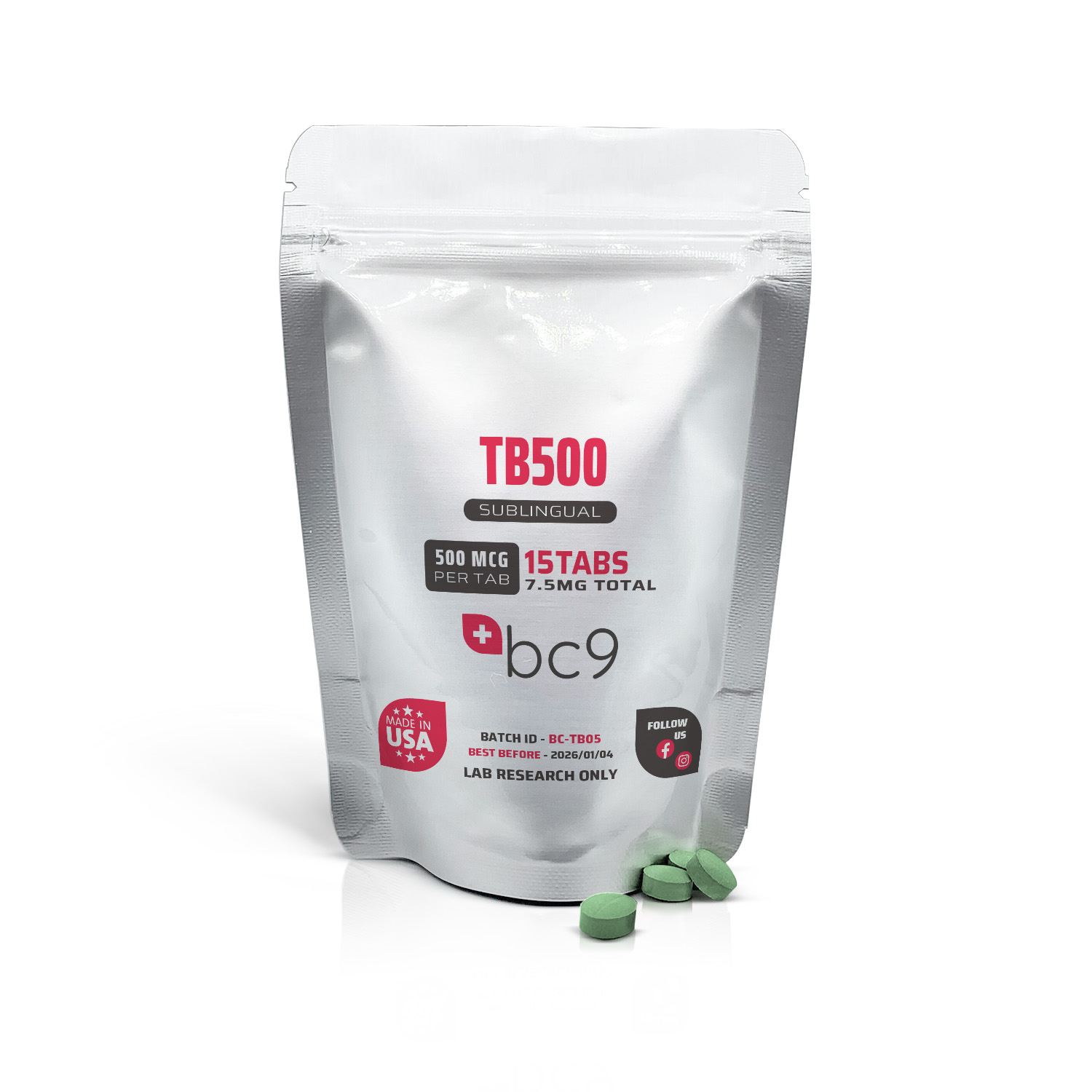 TB-500 Tablets For Sale | Fast Shipping | BC9.co