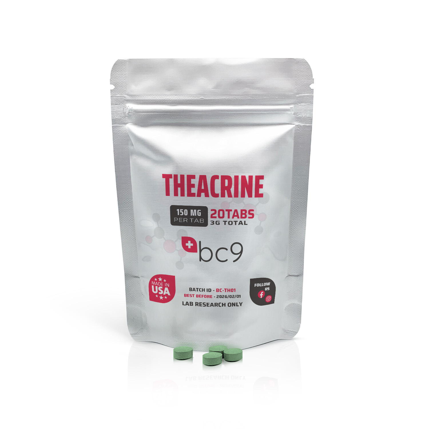 Theacrine Tablets For Sale | Fast Shipping | BC9.co