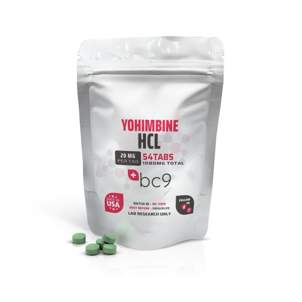 Yohimbine HCL 20mg Tablets