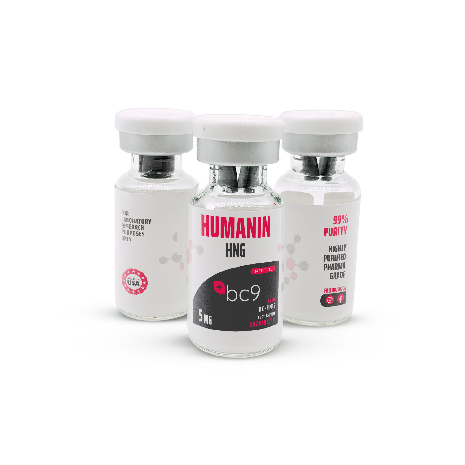 Humanin (HNG) Peptide 5mg Humanin (HNG) Peptide 5mg